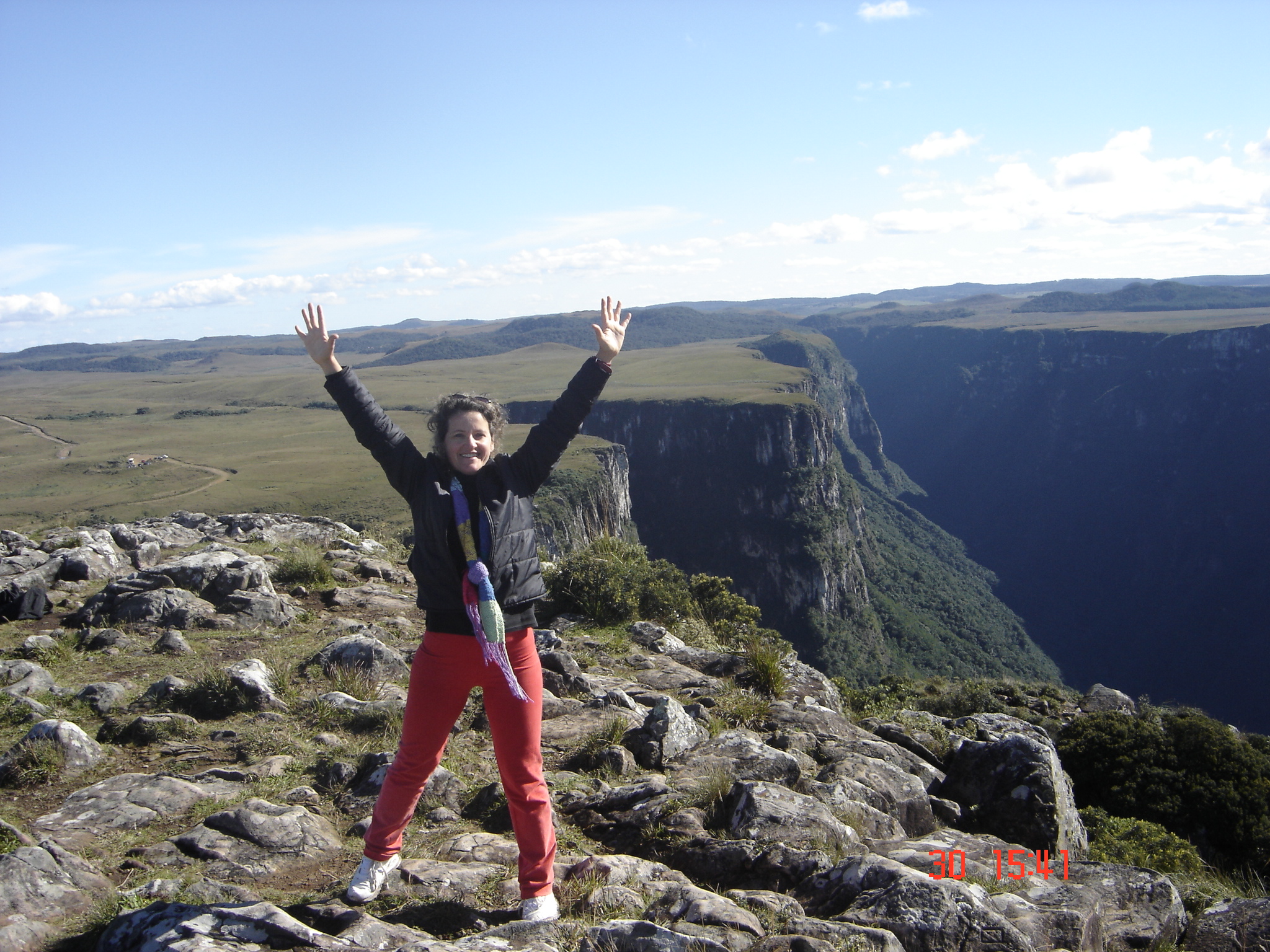 Topo do Canion Fortaleza em Cambará